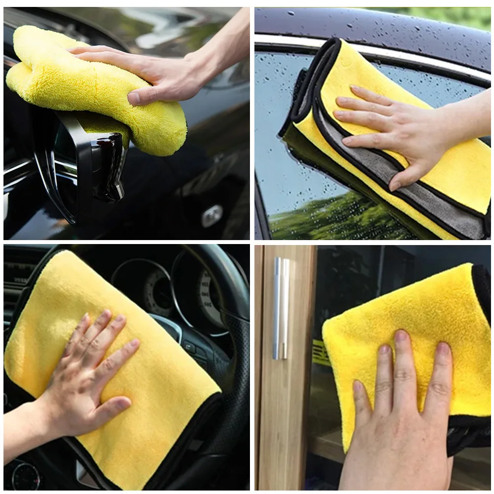 5/10/15/20pc toalha de limpeza de carro de microfibra/multiuso alta absorção de água toalha de lavagem de carro/pano de lavagem de limpeza de cozinha