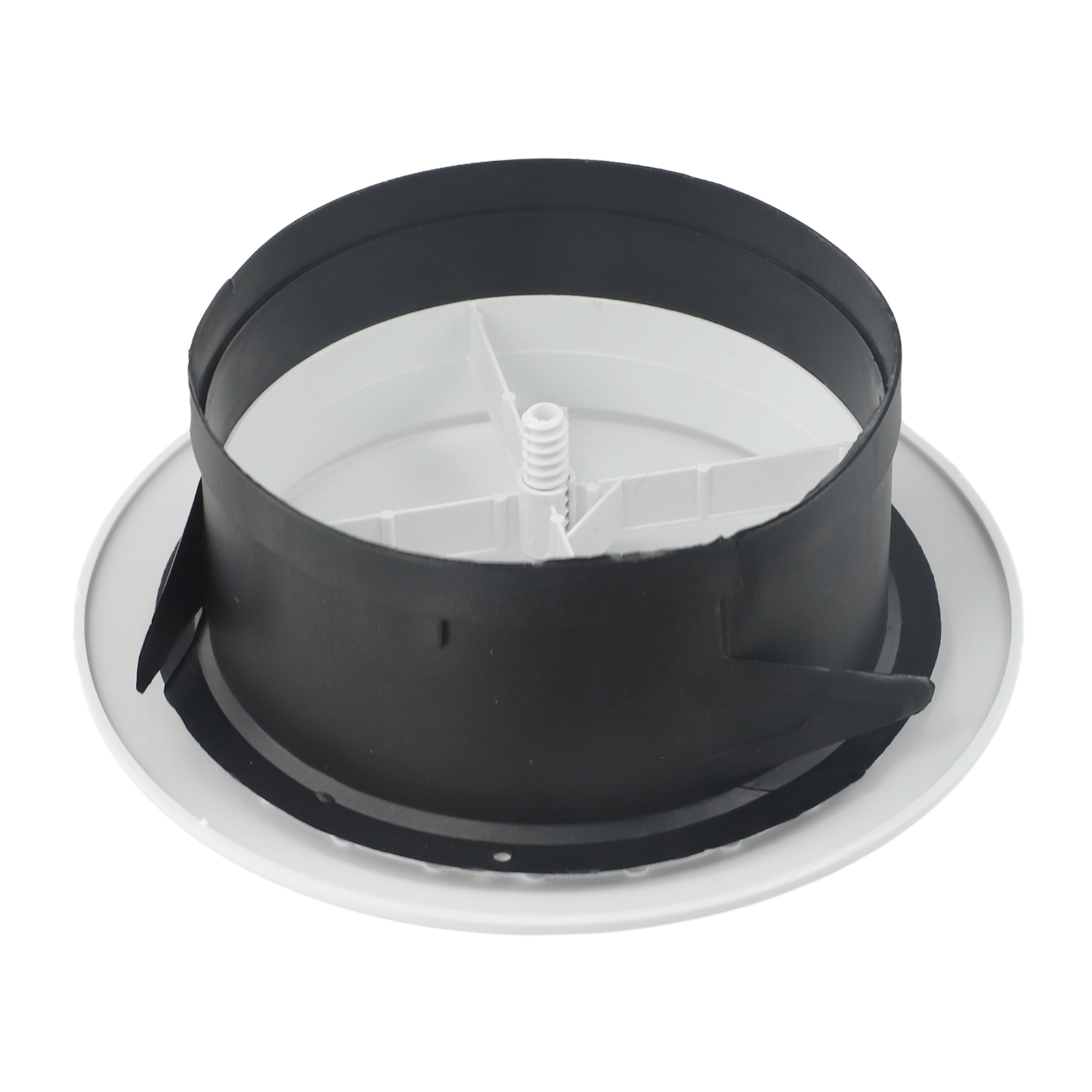 75/100/125/150/200 mm verstellbare Lüftungsabdeckung, runde Leitung, Decke, Wandloch, Lüftungsgitter, Lamellen, ABS