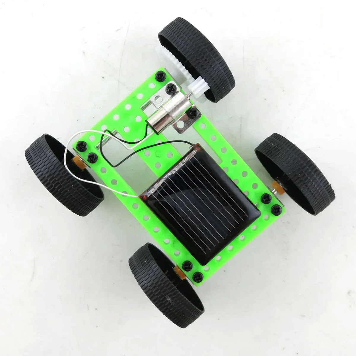 Coche de juguete de energía Solar DIY, Kits de ensamblaje de Gizmo físico de ciencia creativa, rompecabezas para niños, coches de juguete de aprendizaje, 1 Uds.