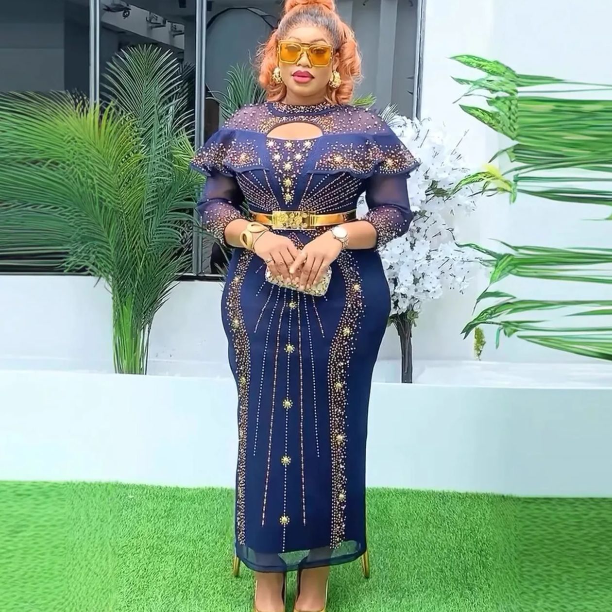 Robes de soirée africaines grande taille pour femmes, nouvelle mode Dashiki Ankara, robe de soirée de mariage élégante, robe Maxi musulmane turque, 2025