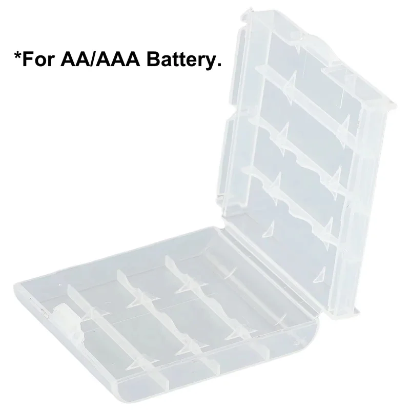 10 pz Batteria Custodia protettiva in plastica Supporto coperchio AA/AAA Scatola di immagazzinaggio batteria Contenitore organizzatore per 4xAA 5xAA batterie parti