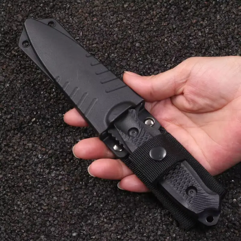 1pc portable fruit knife, high hardness sharp, barbecue camping knife, multi-functional knife