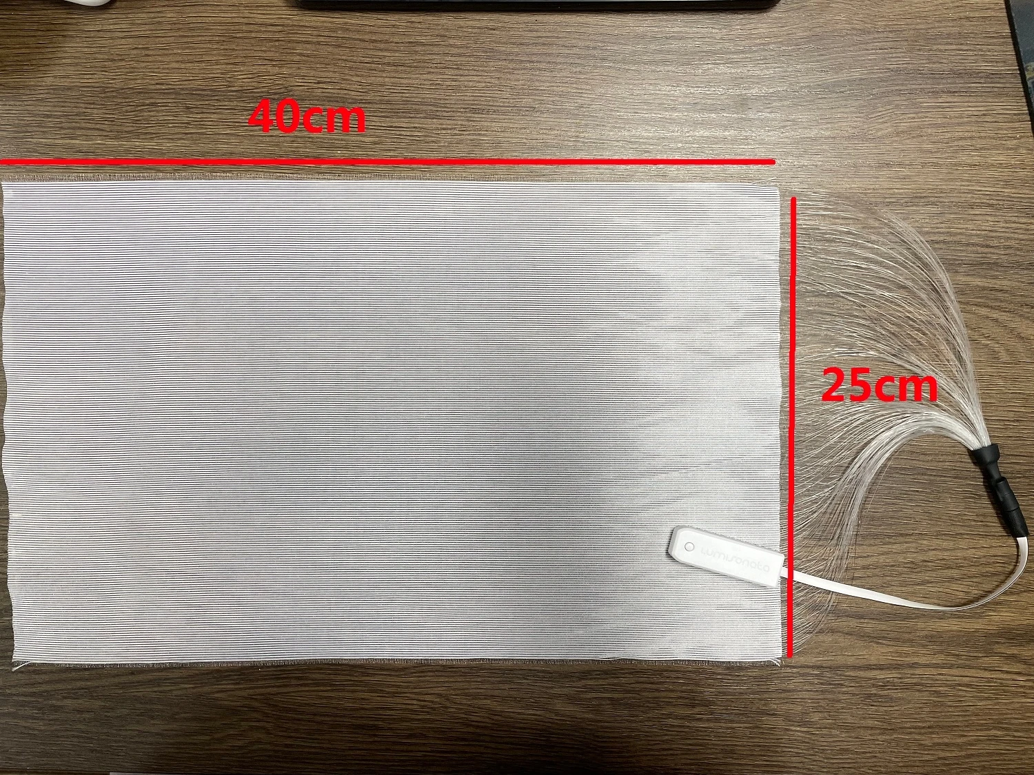 Lumisonata Led Sợi Quang Vải 7 Màu Dạ Quang Vải Trong Bóng Tối Sáng Thiết Kế Chất Liệu Vải Tự Làm Túi Xách, kẹp Tóc Handmade