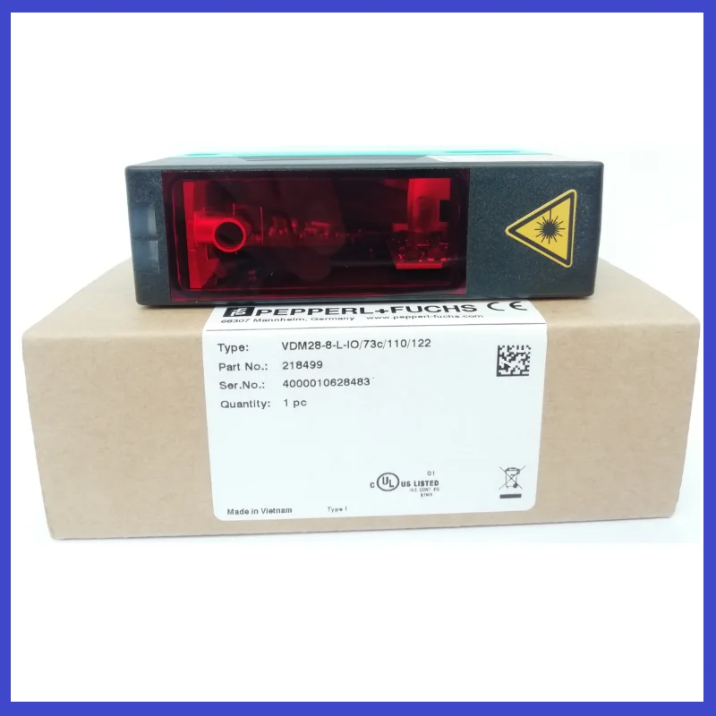 Sensor de distância multiplicador de luz vermelha VDM28-8-L-IO/73c/110/122 Interruptor fotoelétrico original I0