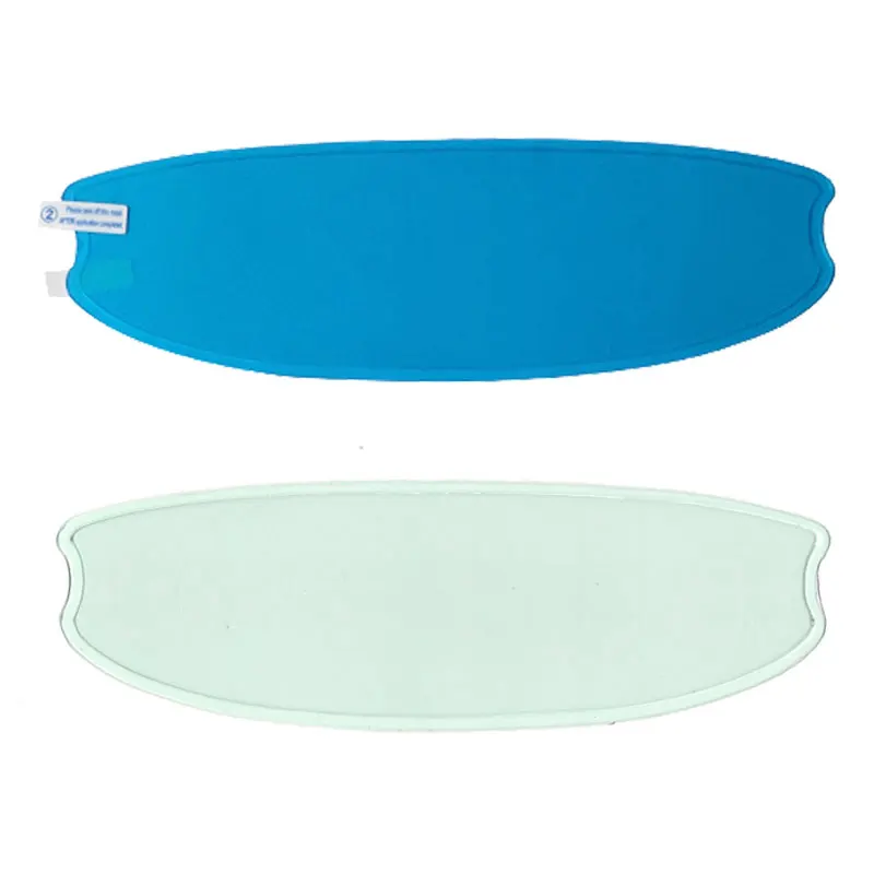 Película universal antiembaçante para capacete de moto, película de lente à prova de chuva para viseira de motocicleta, transparente, resistente à neblina, acessórios de corrida de motor