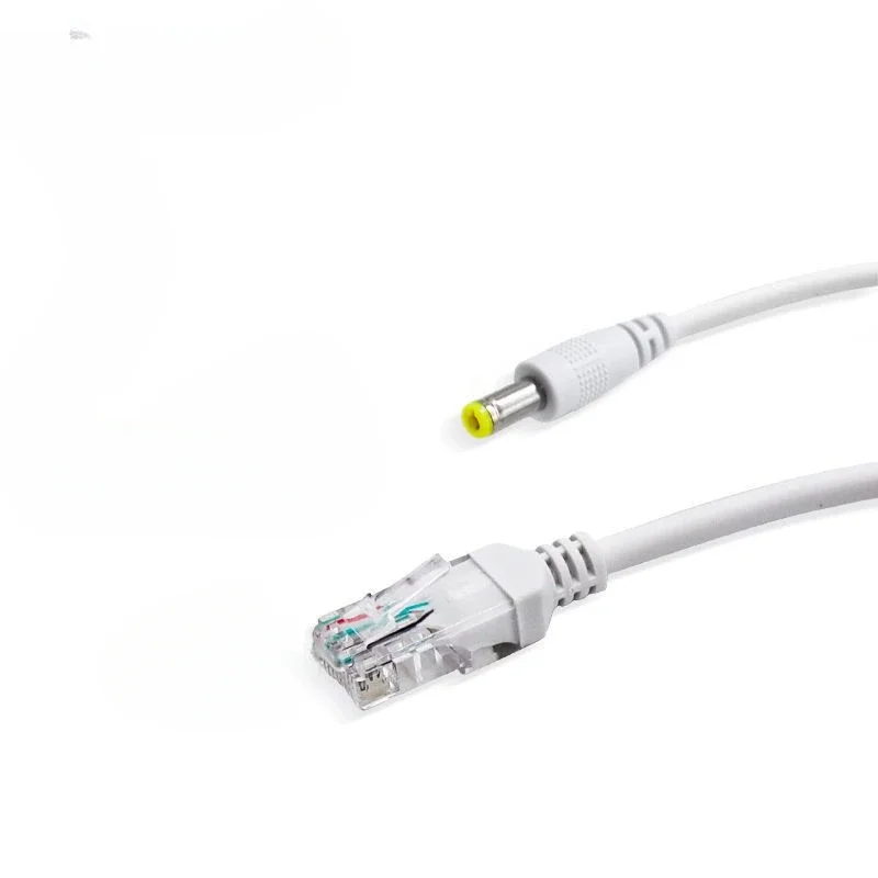 Divisor POE de 48V a 12V Waterprrof con adaptador de vídeo y corriente, inyector de módulo de suministro de Cable para extensor de cámara IP