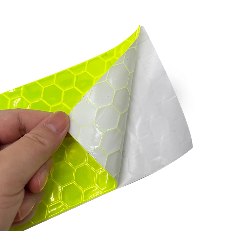 Roadstar 10cmX5m Microprismatic Reflective PVC Tape Sticker for Traffic Cone Delineator Post Self-Adhesive Warning Mark