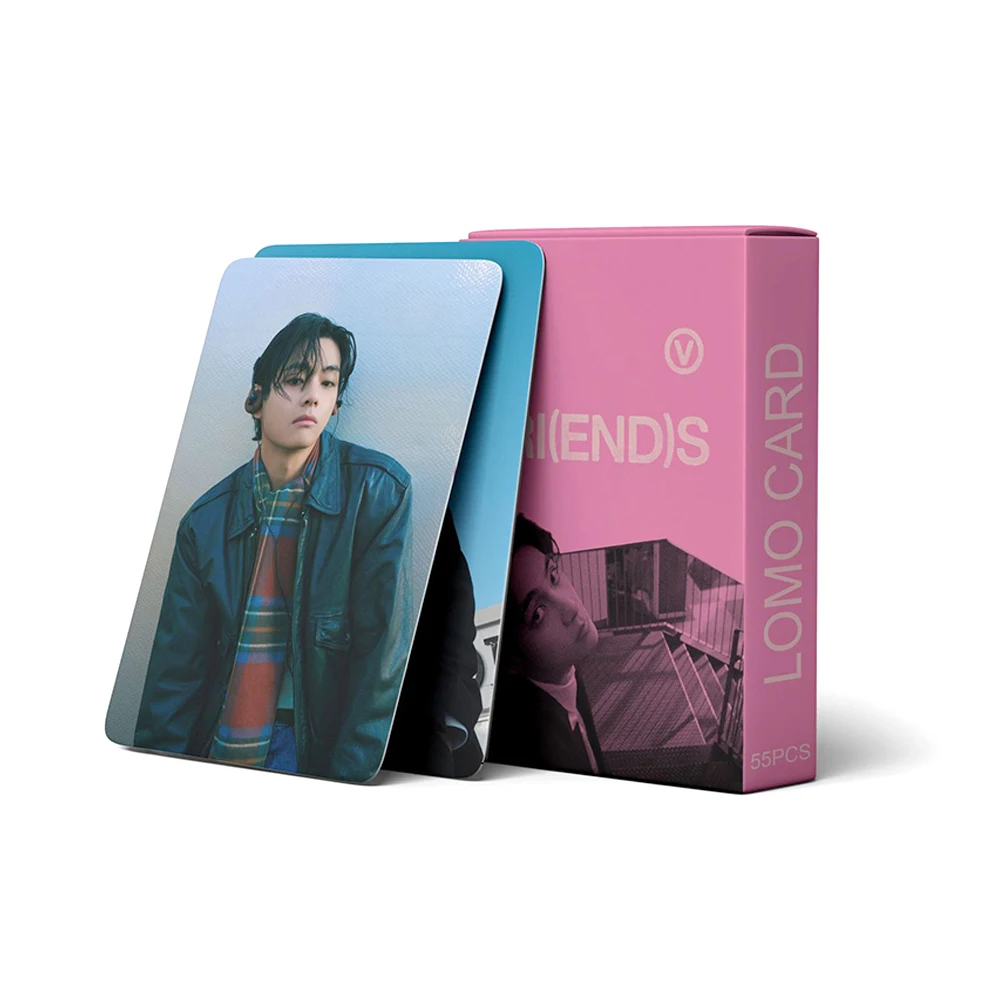 55 unids/caja tarjetas fotográficas V Lomo tarjetas fotográficas para colección de Fans