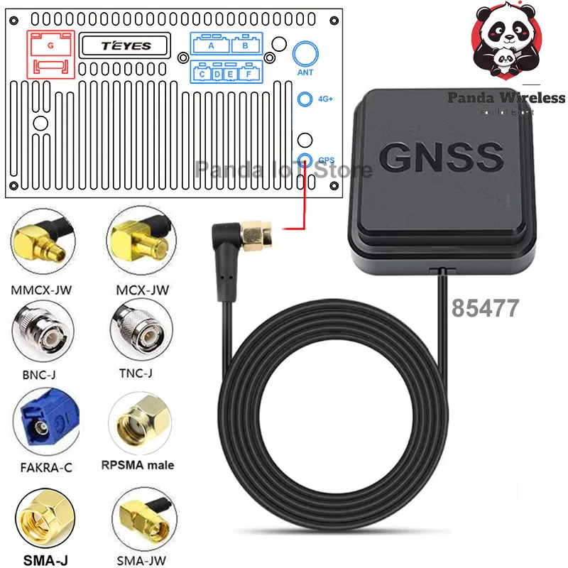 1 шт. W70D2 GNSS активная сложенная керамика четырехзвездочное позиционирование RPSMA/SMA/TNC/BNC/MMCX/Fakra/MCX для автомобильного радио геодезии сельского хозяйства