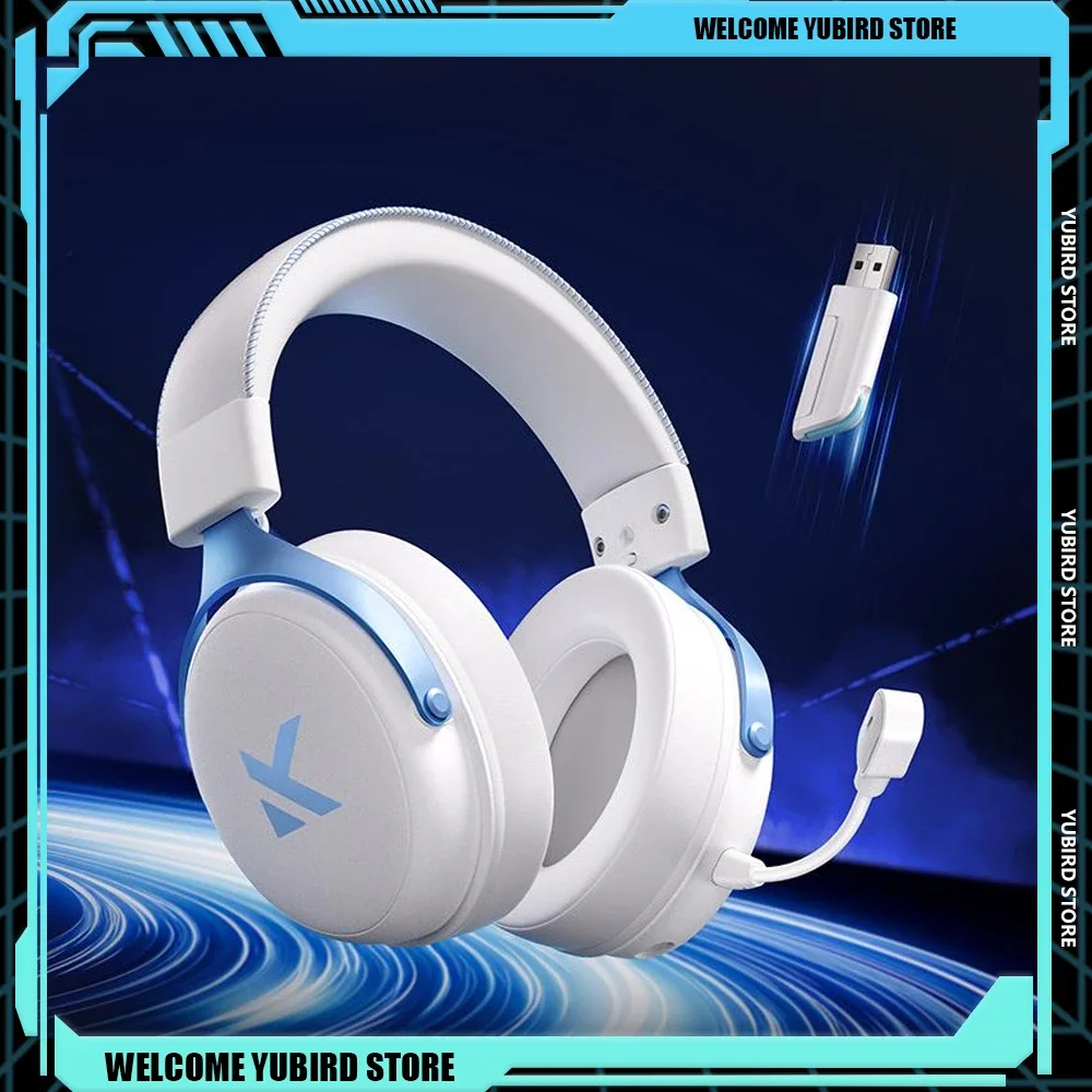MCHOSE V9 Pro auriculares para juegos de música micrófono inalámbrico de reducción de ruido de 3 modos auriculares de música personalizados montados en la cabeza accesorios para Pc