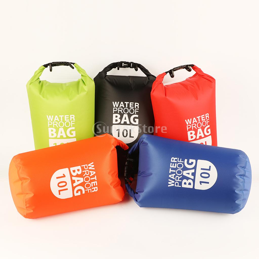 Bolsa de natación impermeable, saco seco, colores de camuflaje, pesca, canotaje, kayak, almacenamiento, bolsa de Rafting a la deriva, 2L, 5L, 10L, 15L