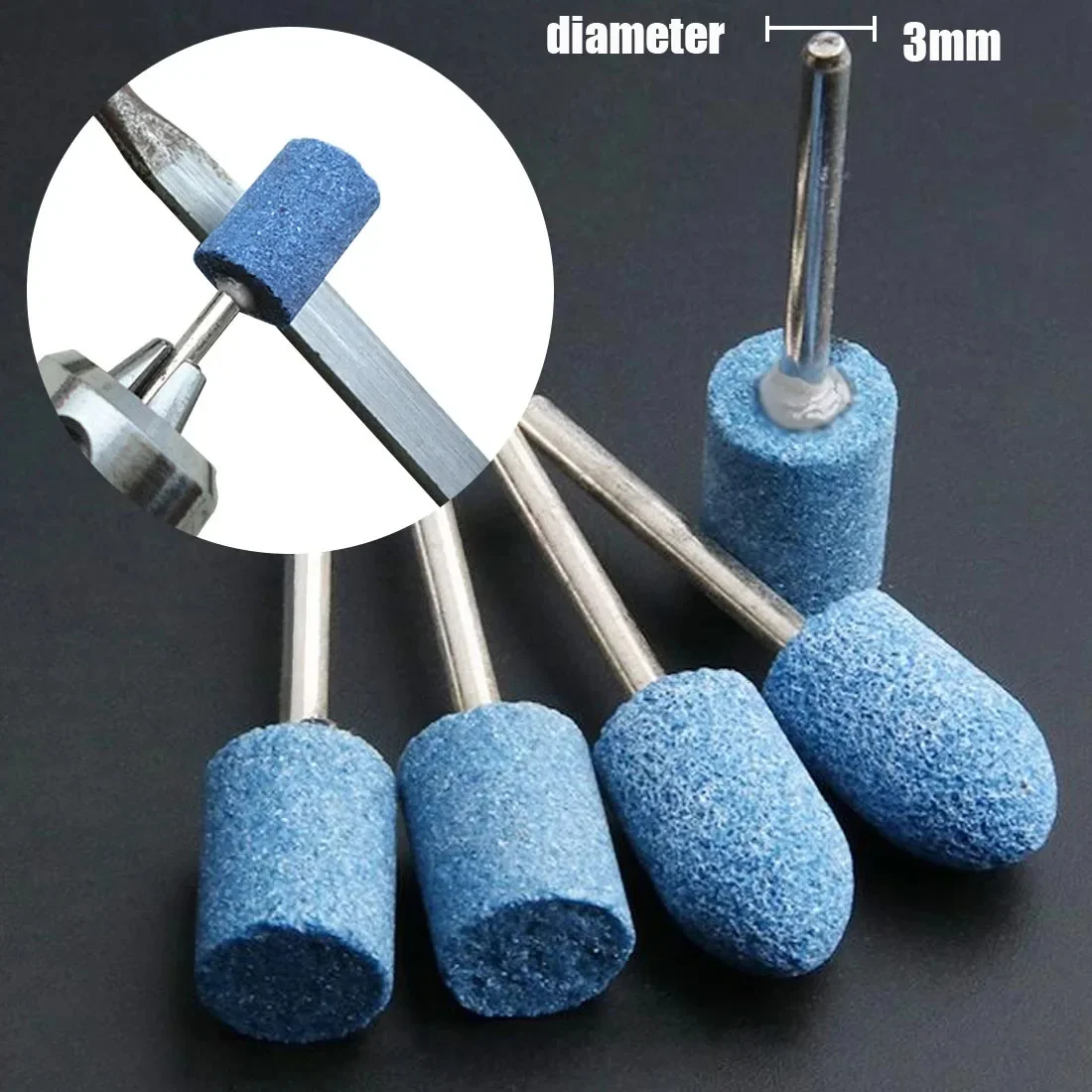 10pcs หัวขัดล้อหัวขัดติดตั้งสําหรับ Dremel ROTARY Power เครื่องมือไฟฟ้าบดหินล้อ Dremel อุปกรณ์เสริม