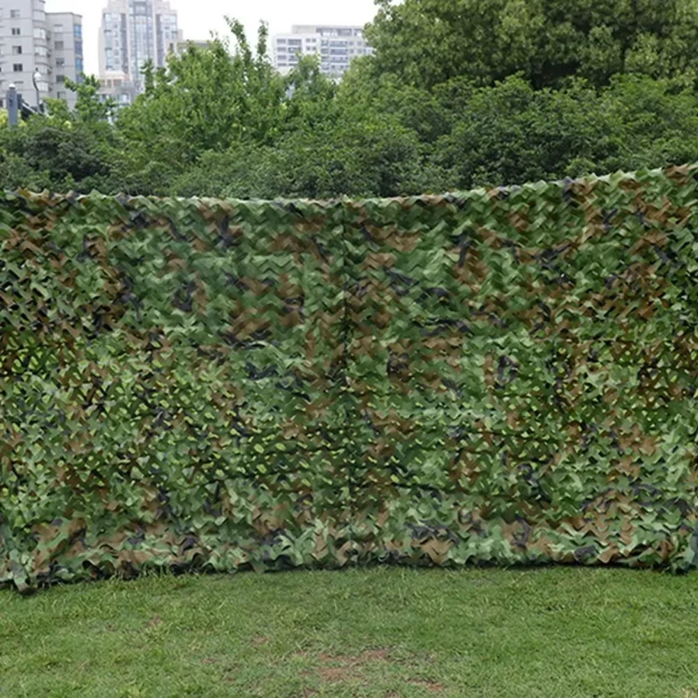 Camouflage Net Bulk Roll - Shade Net for Hunting, Home Decor, Paintball, Bird Watching, Camping, Car Cover, and Theme Party Deco