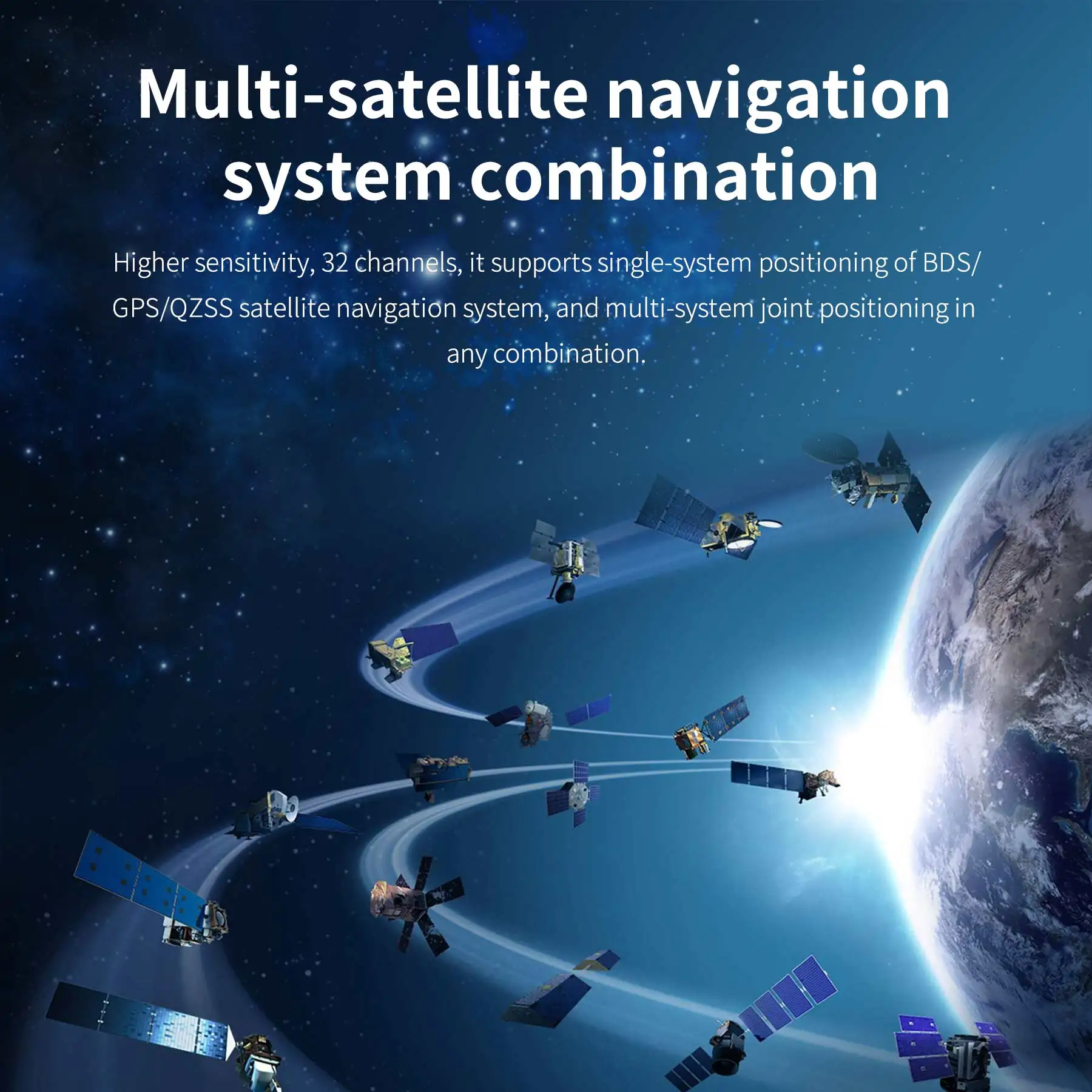 YAHBOOM ATGM336H GPS GLONASS QZSS BDS Beidou Định Vị Module Dẫn Đường Vệ Tinh Định Vị Có Ăng Ten Cho Raspberry Pi
