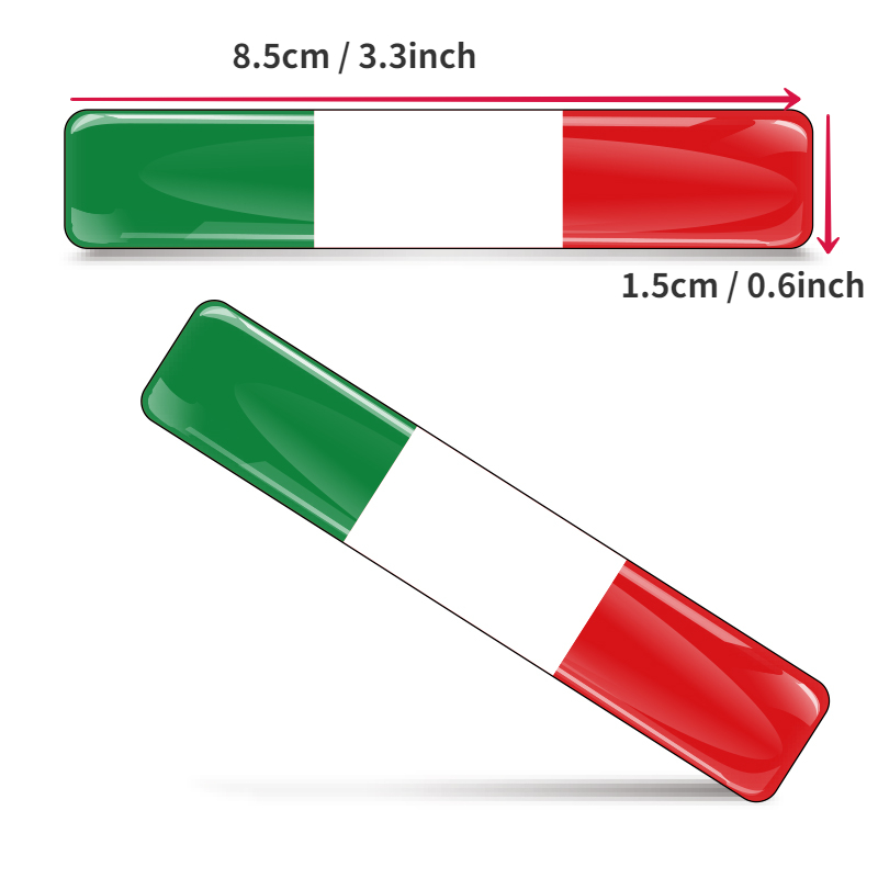 Guirnalda decorativa para espejo retrovisor de coche Tricolor, pegatina para Alfa Romeo Giulia Stelvio 147 159 Giulietta, accesorios de modificación