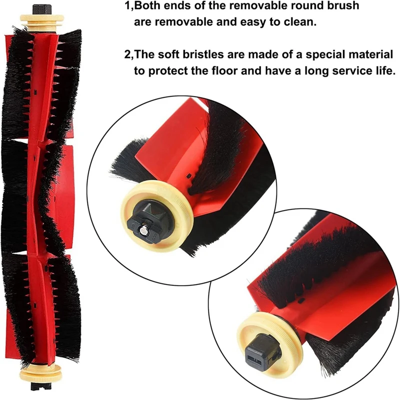 PROMOTION!For Xiaomi Roborock S5 Max S6 Max S6 Pure S6 MaxV S50 S51 S55 S60 S65 S5 S6 Vacuum Cleaner Main Side Brush HEPA Filter