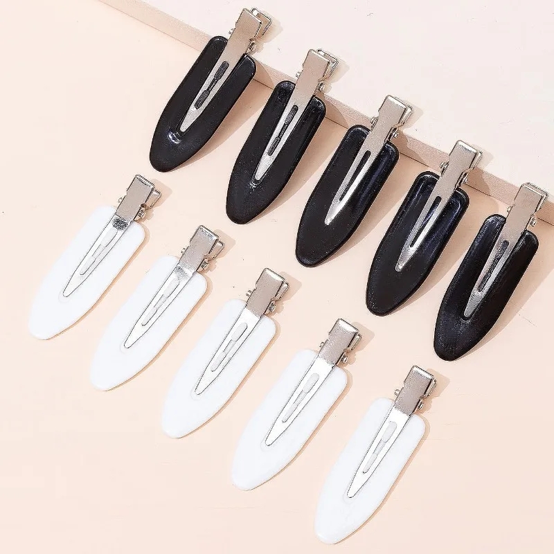 10 unids/set de pinzas para el cabello para mujer, flequillo lateral, pasador de flecos, herramientas de maquillaje, tocados para niñas y mujeres, accesorios para el cabello con horquilla