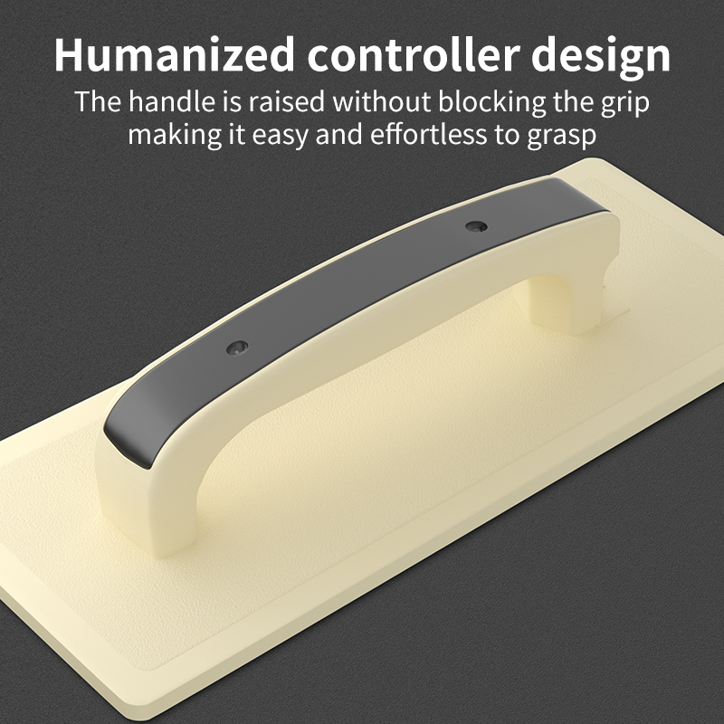 Paleta de plástico, tablero plano templado grande, paleta de cemento, tabla de lavar, paleta gris para herramientas Mason