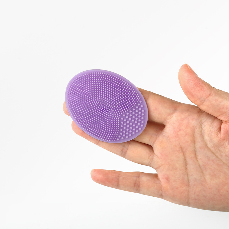 1 Uds. Cepillo de champú de silicona para baño de bebés, cepillo de ducha de silicona suave para niños y niños, cepillos de masaje para lavar el cabello, toallita