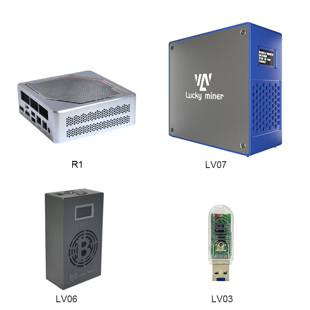 Bitcoin miner lv07 crypto Solo miner BTC BCH BSV DGB WIFI 1TGH/S SHA256 BM1366 miner crypto miner
