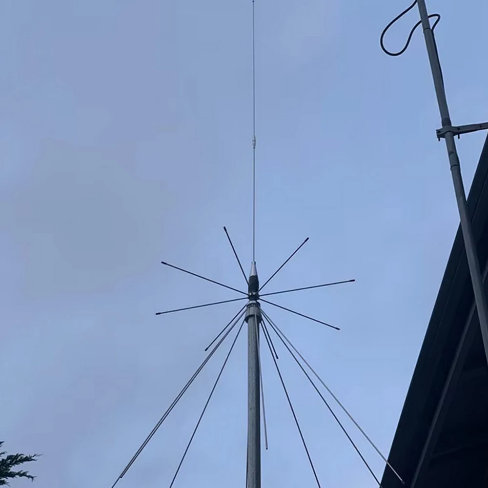 Antenna Discone a banda ultra larga, 25 MHz-1300 MHz, compatibile multifrequenza, connettore PL259