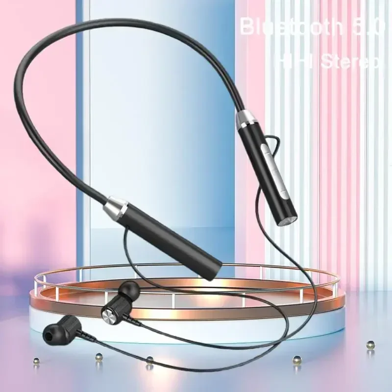 Auriculares inalámbricos K58 con Bluetooth 5,3, cascos con banda para el cuello, para videojuegos, pantalla LED, HIFI, deportivos, TWS, con micrófono