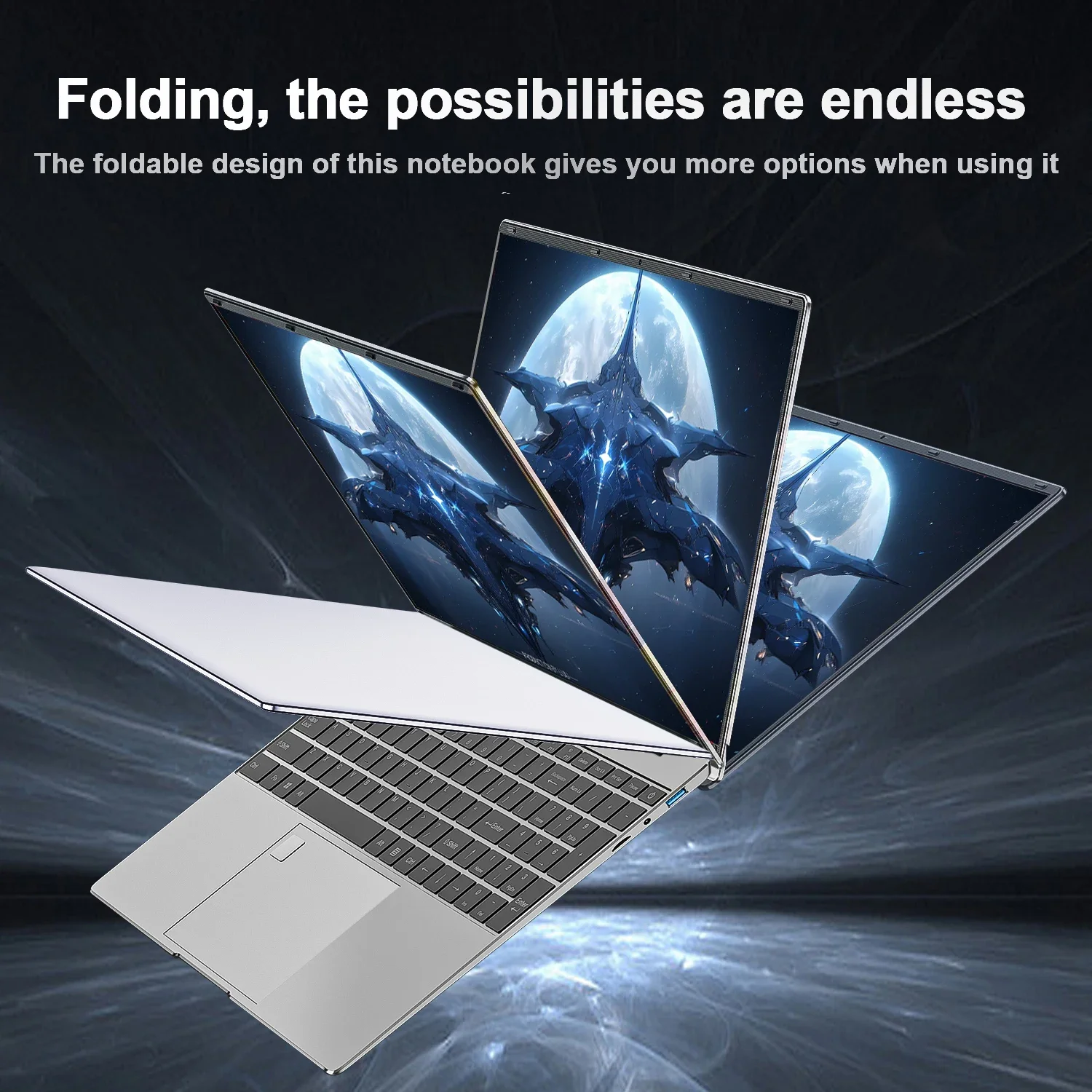 Ordinateur portable Intel Celeron N5095, ordinateur de jeu, 32 Go de RAM, SSD 2 To, PC d'étude de bureau, Windows 11, résolution 15.6x1920, 1080 pouces