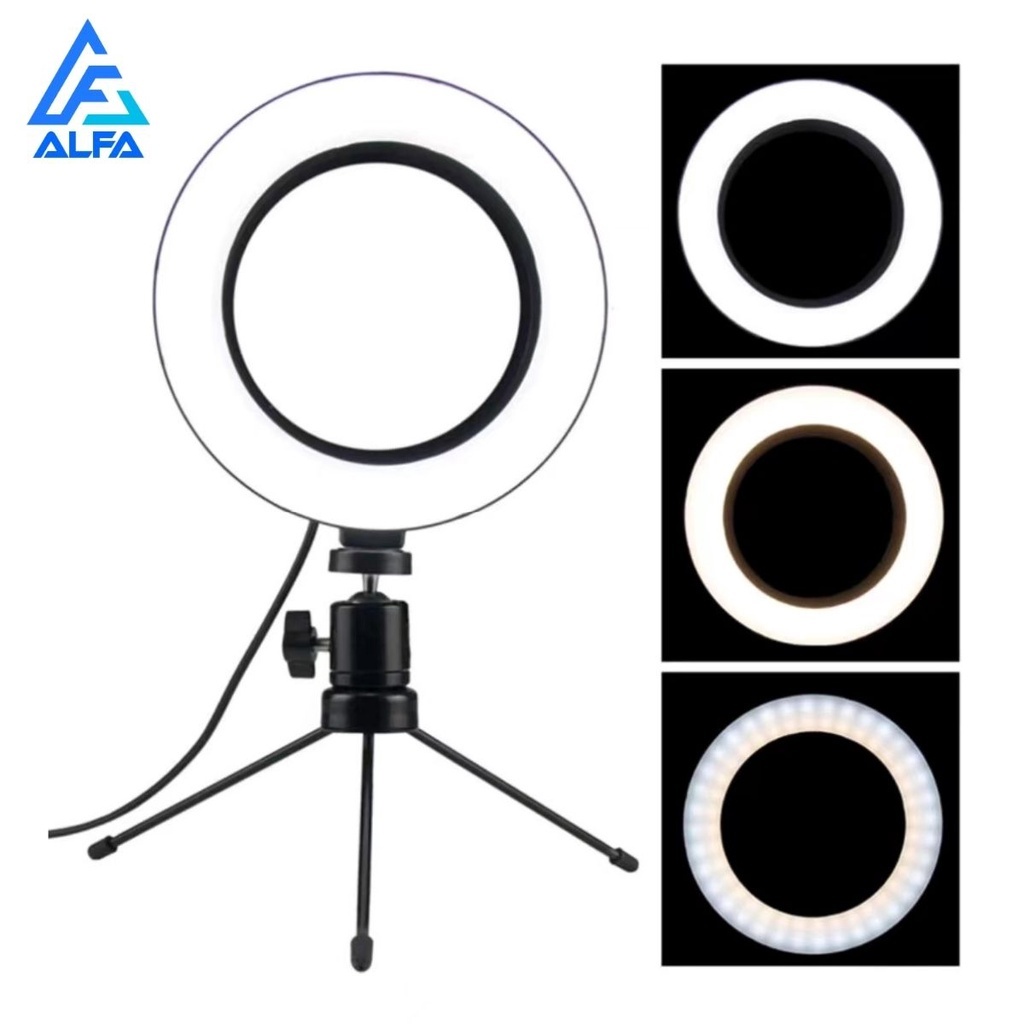 Anel de luz LED com 6 posições e quarto, direito e parede luz, luz portátil, lâmpada, 16 cm