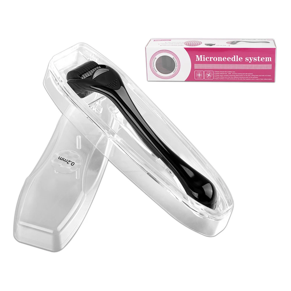 540 Derma Roller 0.3mm Needles Titanium Mezoroller Derma Pen Machine for Skin Care Hair-loss Treatment Dermaroller Microneedle