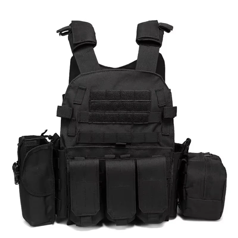 Männer Nylon Taktische Weste Outdoor CS Körper Rüstung Jagd Männer Kampf Camo Militär Armee Weste Träger Airsoft Zubehör