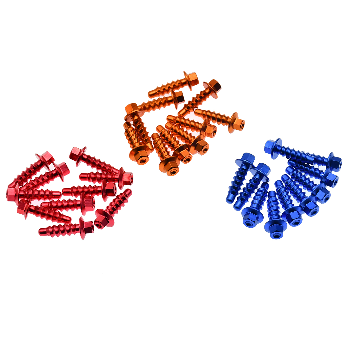 10 個 CNC オートバイセルフタッピングネジボルトキット KTM SX SXF XC XCW XCF EXC EXCF 125-530 2004-2021 2022 2023 ユニバーサル部品