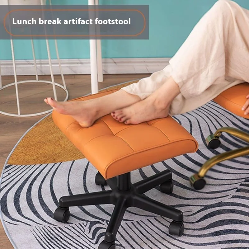 360Rotating Adjustable Footrest Stool Footrest Sofa Stool Home Footrest Office Nap Footrest