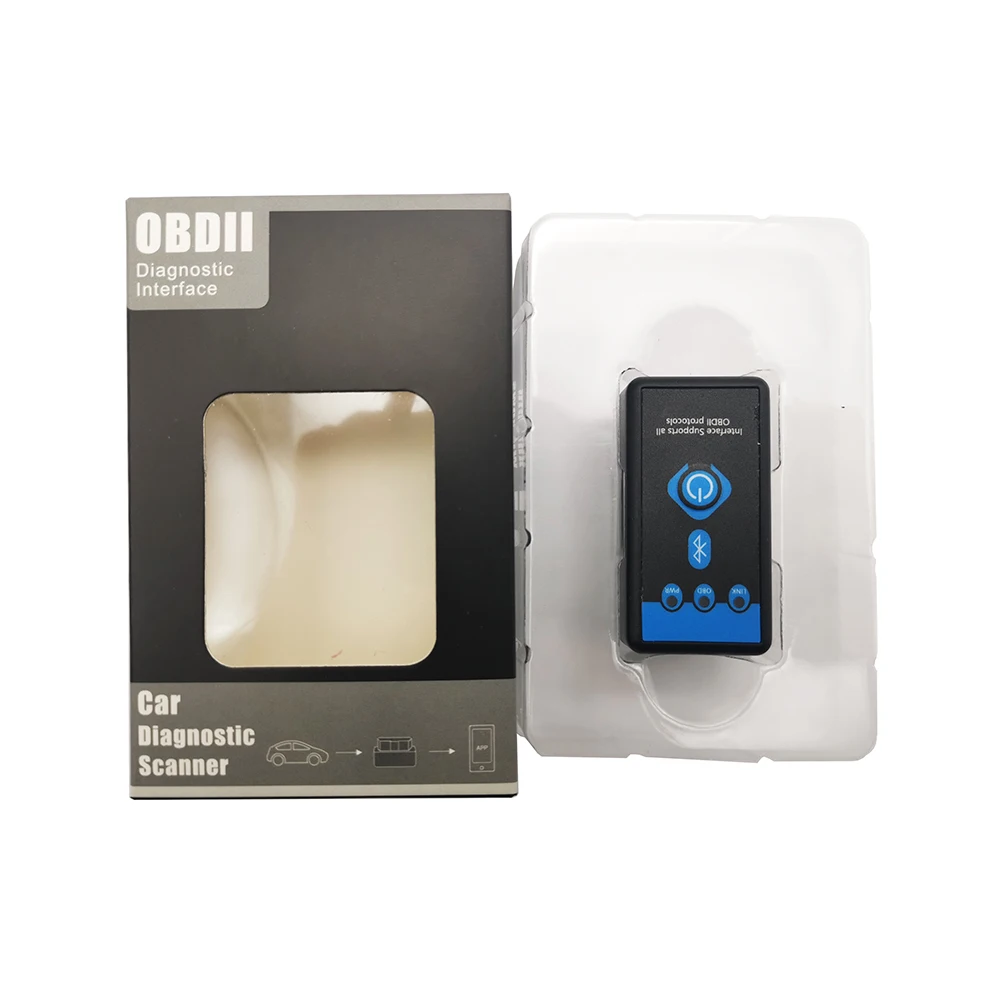ELM327-自動コードリーダー,Bluetooth 327,自動車診断ツール,OBD2ソケット,ミニ327,新品