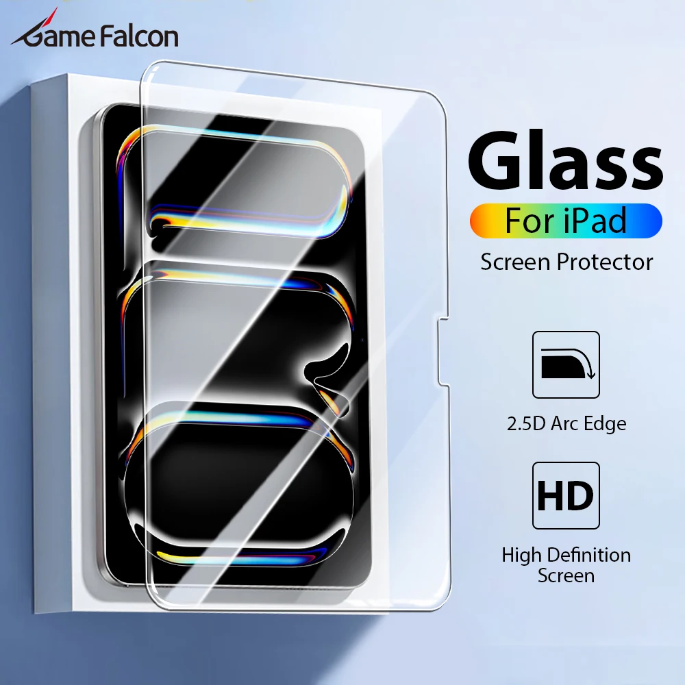 Tempered Glass Screen Protector For Ipad 7th 8th 9th Generation Air 13 11 2024 Air 3 4 5 10th Pro 12.9 10.2 2024 Protective Film