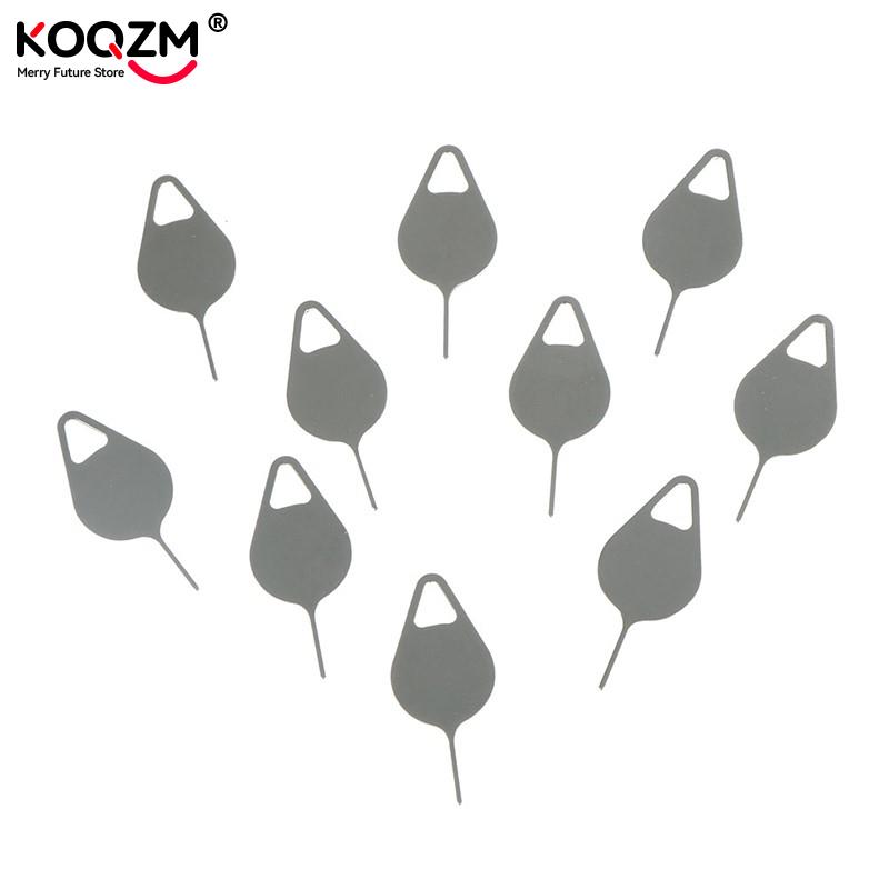 10 stücke Sim Karte Tray Entfernung Eject Pin Tool Edelstahl Nadel für Smart Handys Smartphone