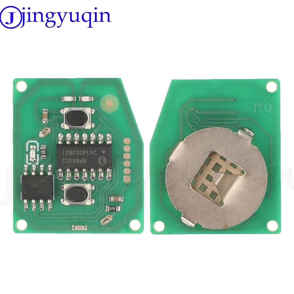Jingyuqin chave remota de carro com 2 botões, entrada sem chave, 433mhz, chip id48 para vw fox 2006-2008 citi golf 2003 4z 0959753 Controle Fob C Aoto