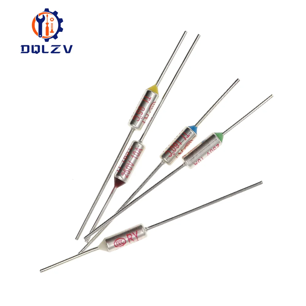TF Thermal Fuse RY 10A 15A 250V Temperature 65C 73C75C 85C 100C 110C 120C 130C 152C 165C 172C 185C 192C 200C 216C 240C 280C 300C