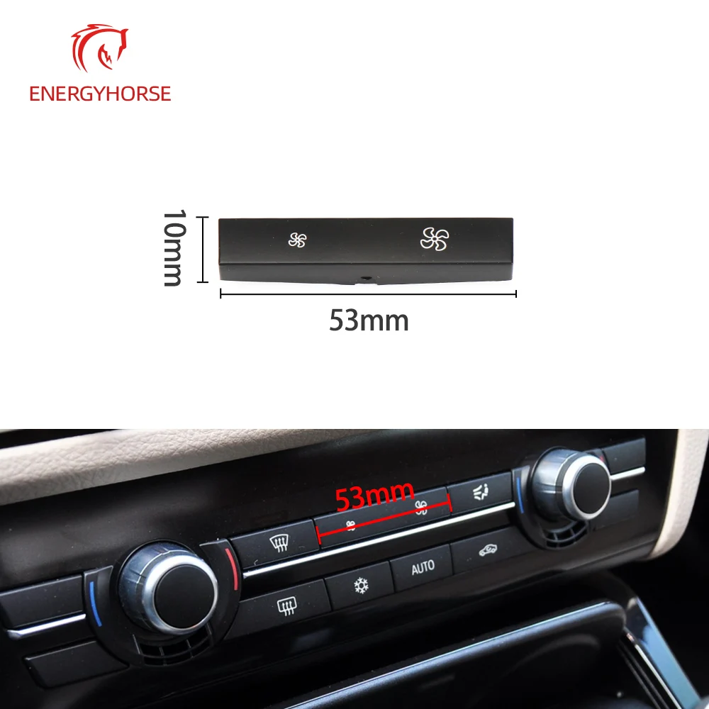 For BMW F07 F10 F18 F01 F02 F06 5 series 6 series 7 series Control Switch Fan Button Cap Air Conditioning Cover