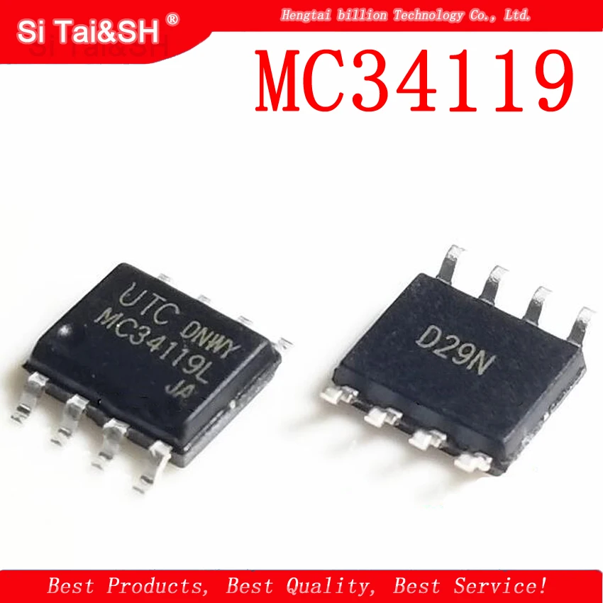 Si Tai&SH 20PCS MC34119 MC34119 Sistema de dados