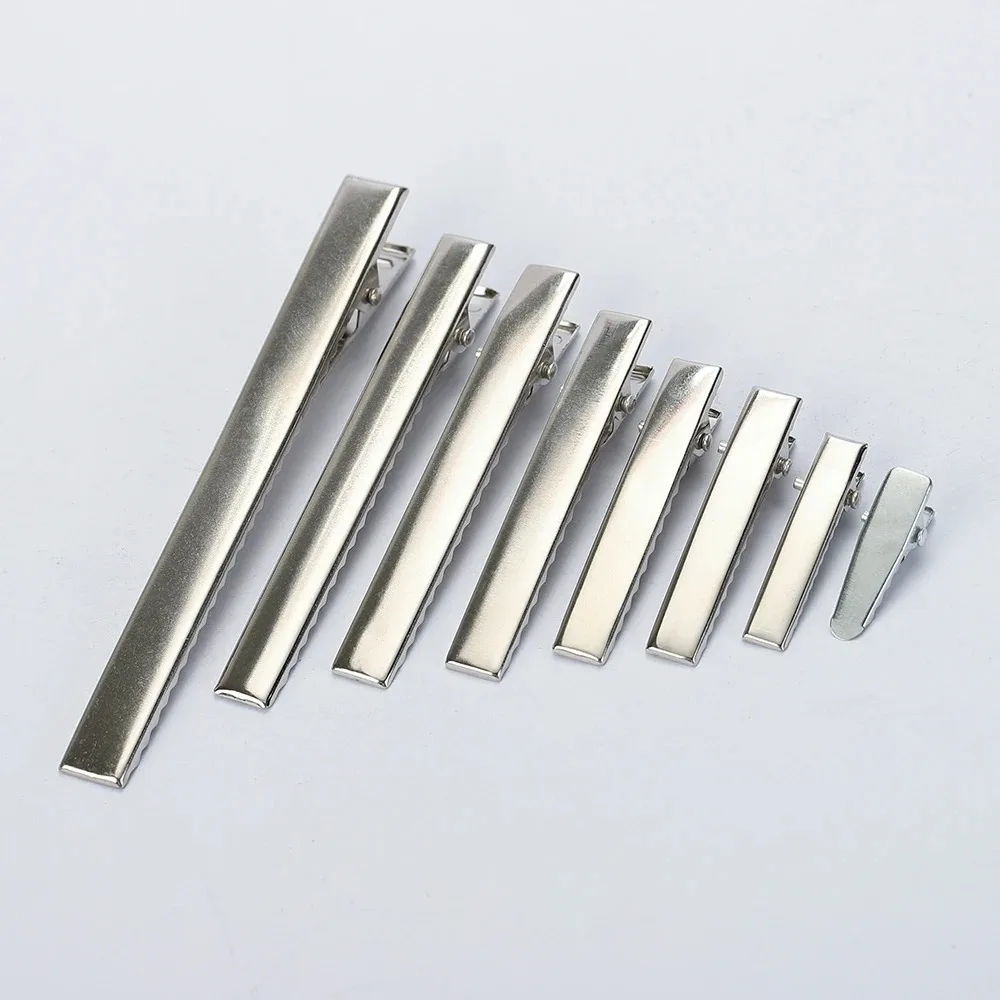 50 pçs de alta qualidade metal grampos de cabelo jacaré acessórios para diy jóias grampos de cabelo barrette ornamento feminino ferramenta estilo cabelo