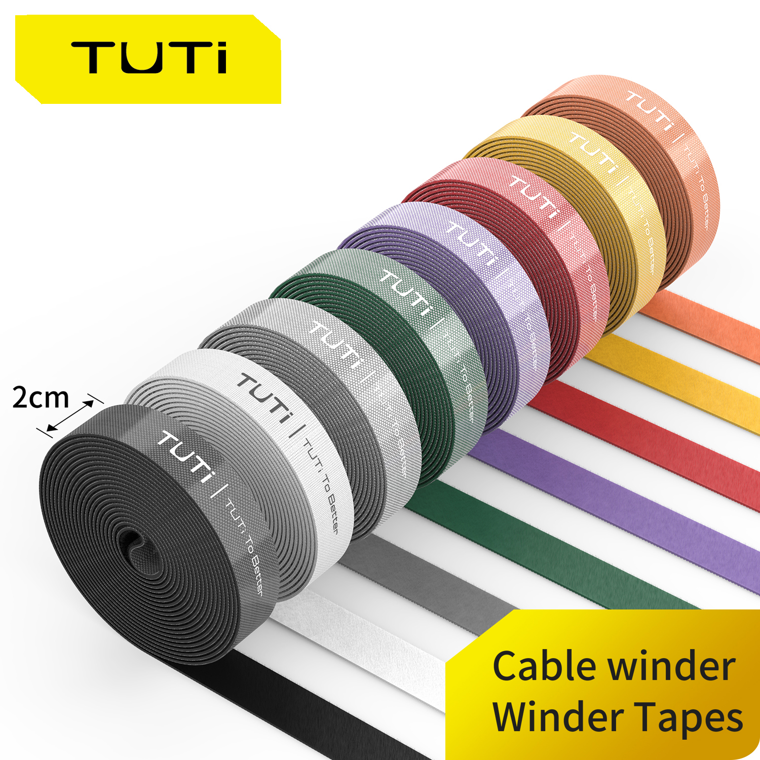 Tuti 1m 3m cabo organizador gerenciamento de cabo fio enrolador fita fone de ouvido mouse cabo gerenciamento protetor para huawei iphone ipad