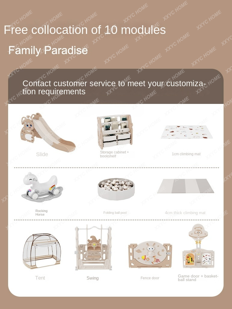 YY-Sécurité du jeu d'intérieur pour la maison, parc d'attractions, polymère inoling au sol pour enfants, garde-corps