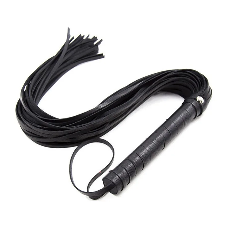 Pu Leder Quaste Geflecht Pferde peitsche mit Griff Flogger Reit peitschen Unterricht Training Reit peitschen