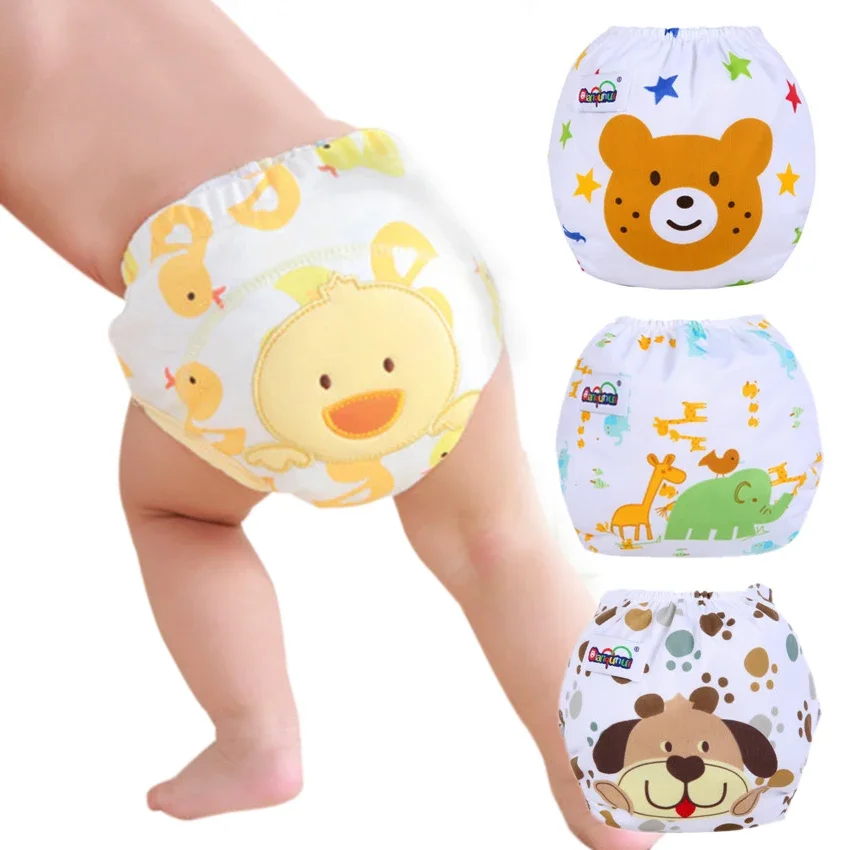 Baby wieder verwendbare Windel hose Stoff windeln für Kinder Trainings hose verstellbar wasch bar atmungsaktiv ökologische Windel Baby Zeug