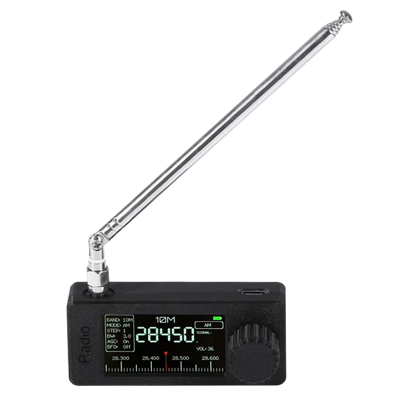 Radio ATS MINI Pocket SI4732 DSP, minireceptor de banda completa, SW LW AM FM SSB, radio mini SI4732 + antena