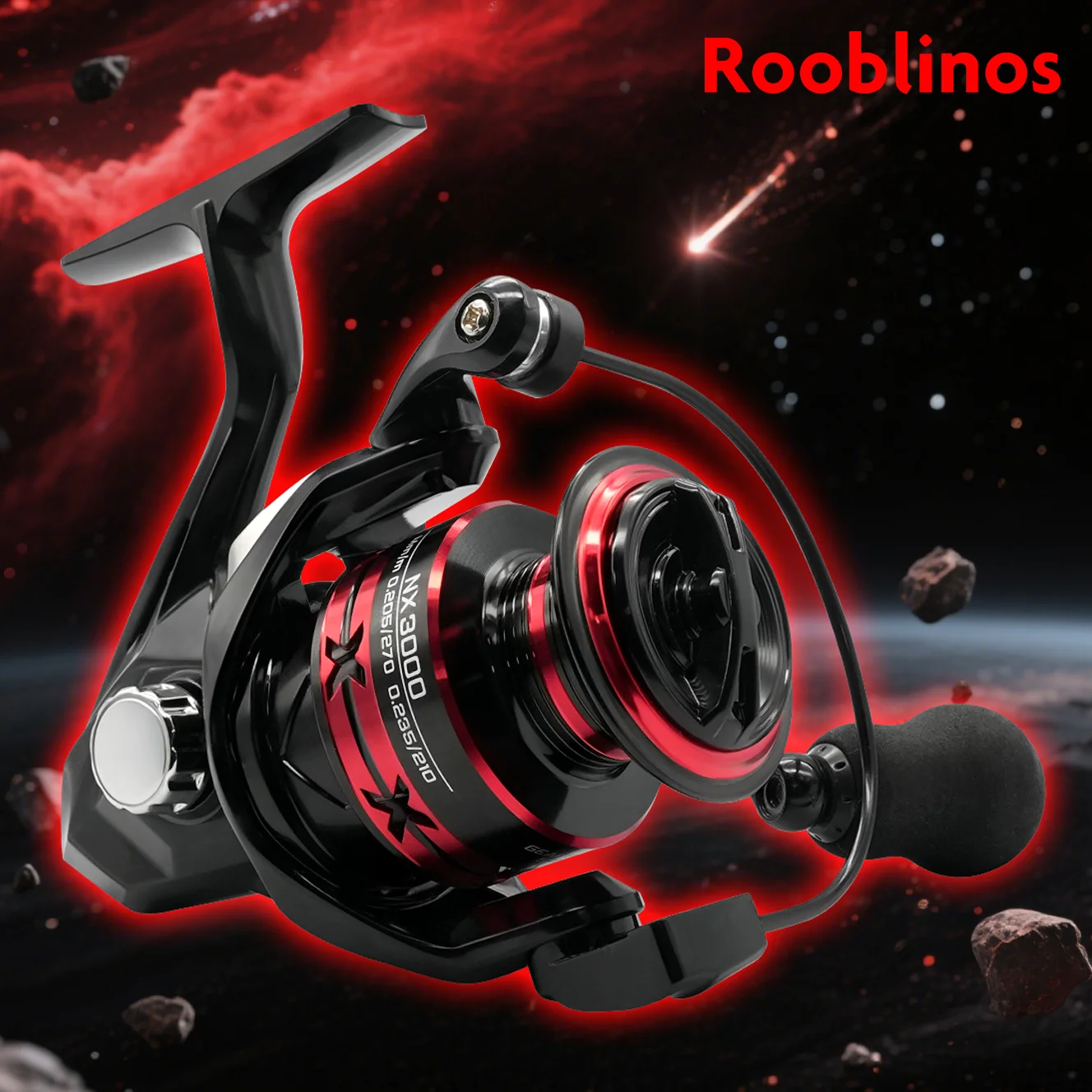 Carretes de pesca giratorios Rooblinos NX para agua salada, carrete de Metal de agua dulce, aparejos de pesca de carpa y trucha intercambiables izquierda/derecha