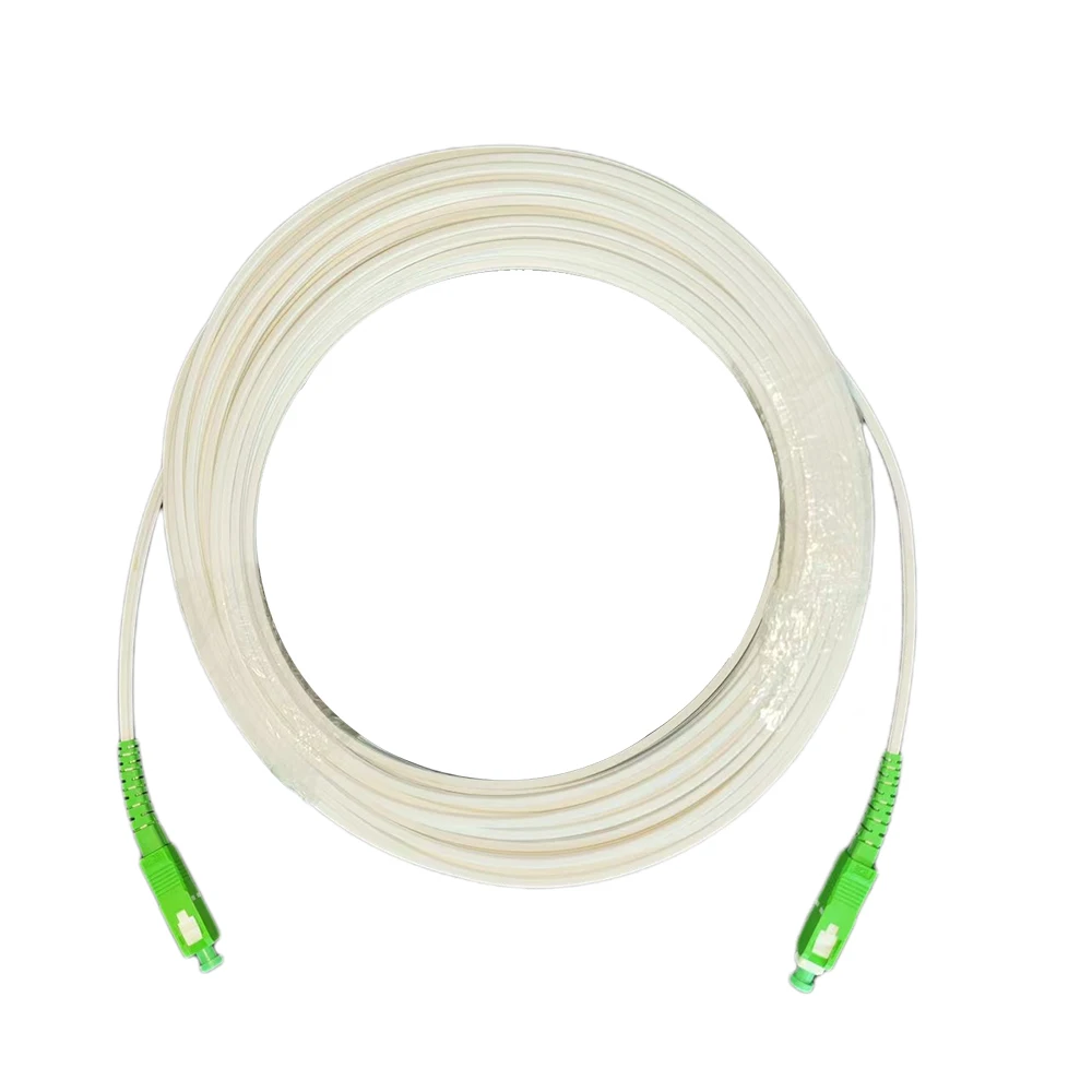 Cavo in fibra ottica per interni Cavo patch cord FTTH SC/APC a SC/APC Cavo in fibra ottica monomodale con filo bianco all'ingrosso