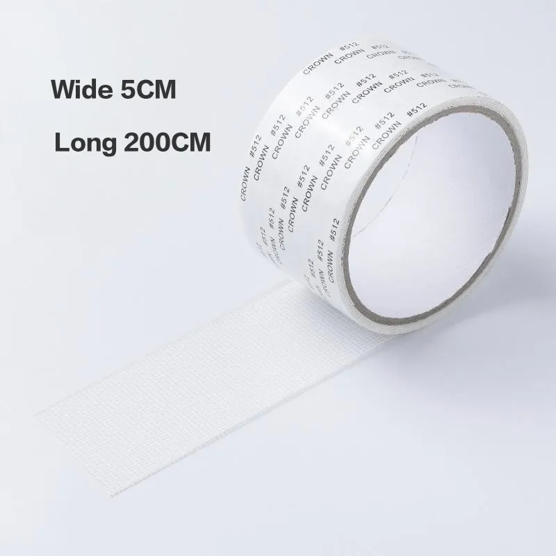 Strong Waterproof Self-Adhesive Window Screen Repair Mesh Tape for Covering Holes Tears Anti-Insect Mosquito Net Door Fix Patch