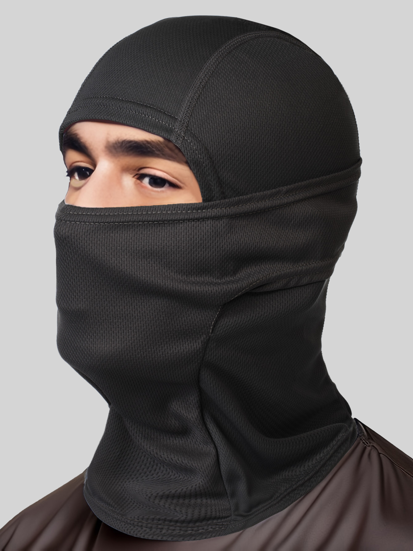 2024 Sturmhaube, Gesichtsmaske für Männer und Frauen, voll atmungsaktiv, Radfahren, Ski, Gesichtsmaske, Kapuze, Schnee, Motorrad, Laufen, kaltes Wetter