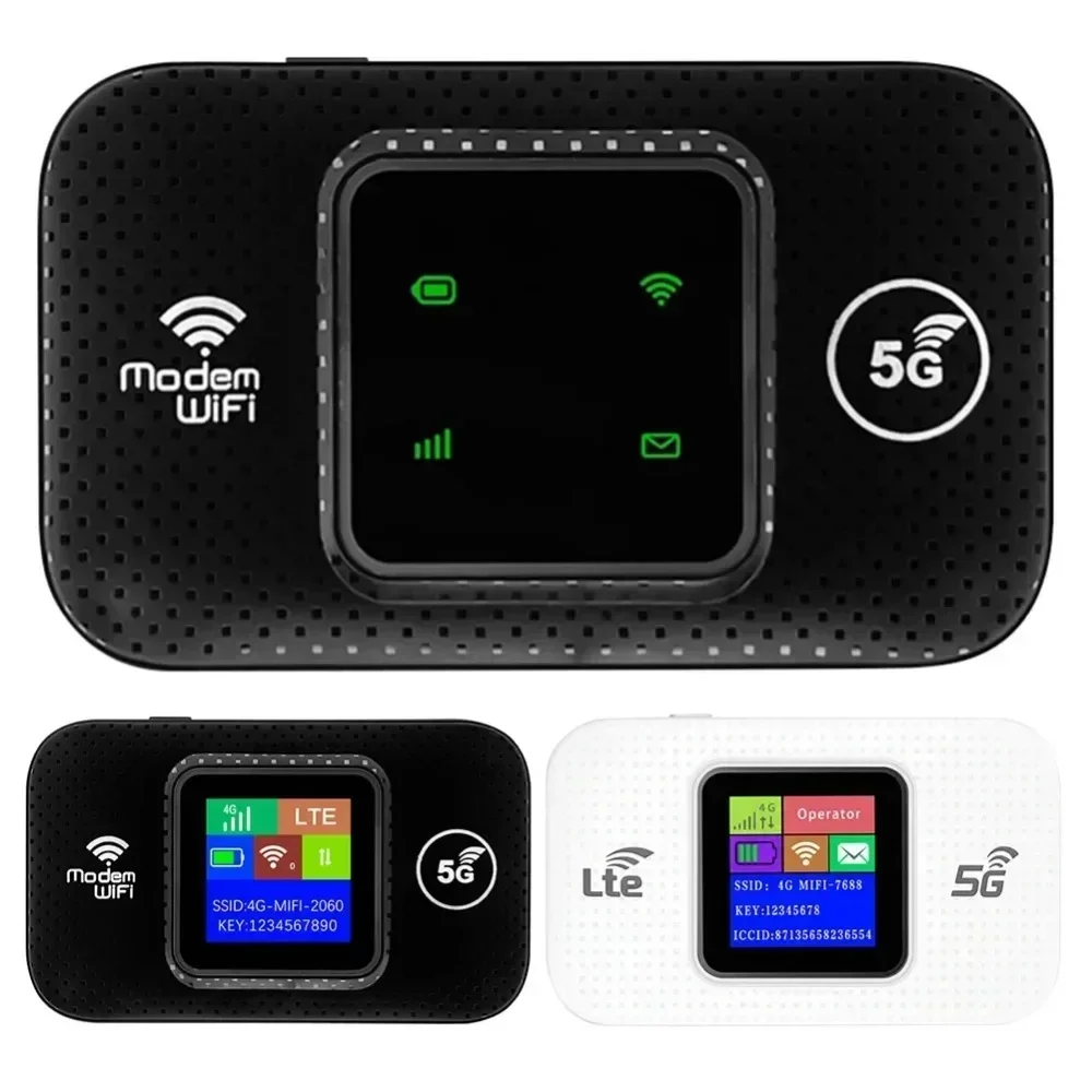 4G 5G WiFi 6 Router Hotspot Mobile supporta 10 utenti con Slot per SIM Card Router Wireless Hotspot WiFi portatile per viaggi a casa